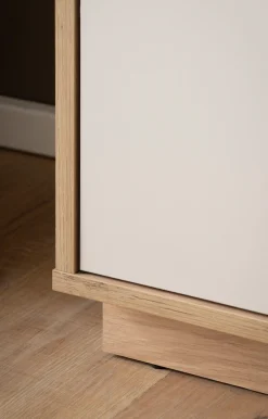 Home affaire Buffet »Sonora, moderner Hochschrank, Buffetschrank in Kaschmir, Regal« filigrane Rahmenoptik, ausreichend Stauraum, vielseitig einsetzbar