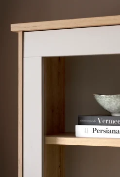 Home affaire Buffet »Sonora, moderner Hochschrank, Buffetschrank in Kaschmir, Regal« filigrane Rahmenoptik, ausreichend Stauraum, vielseitig einsetzbar