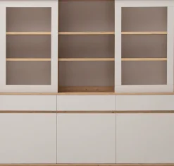 Home affaire Buffet »Sonora, moderner Hochschrank, Buffetschrank in Kaschmir, Regal« filigrane Rahmenoptik, ausreichend Stauraum, vielseitig einsetzbar