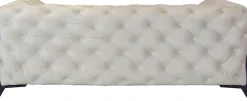 Home affaire Chesterfield-Sofa »Amaury« aufwändige Knopfheftung, moderne Chesterfield Optik, Fußfarbe wählbar