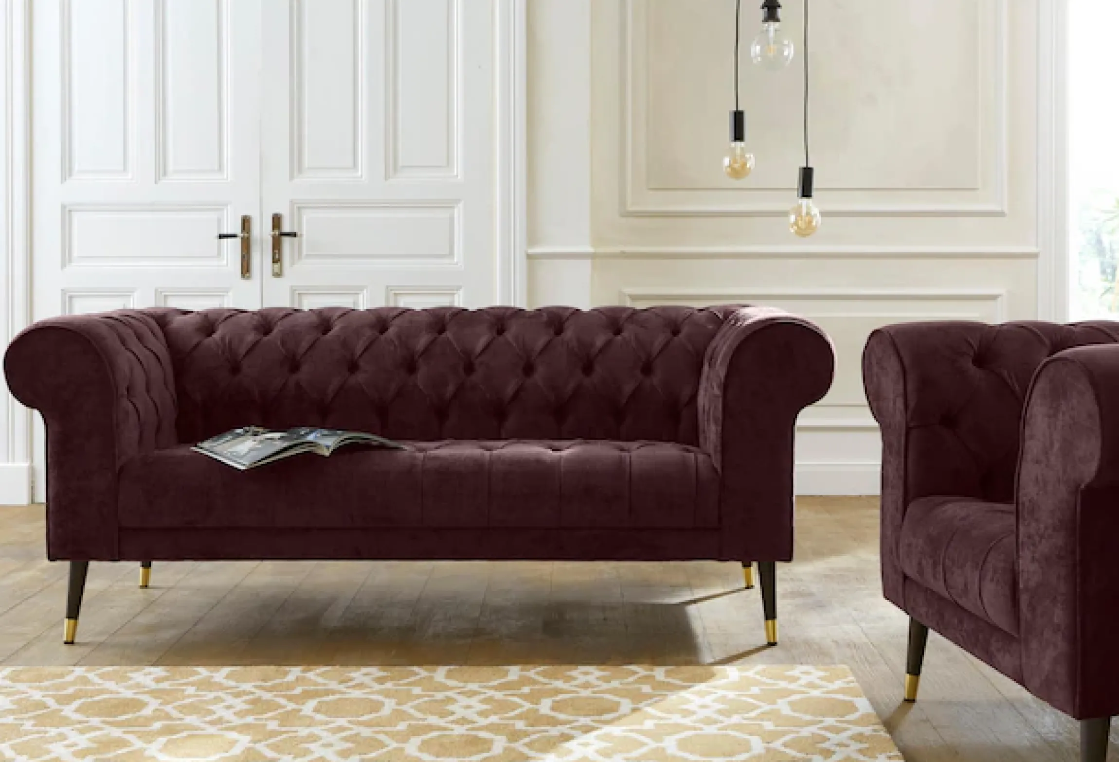 Home affaire Chesterfield-Sofa »Tinnum«