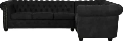 Home affaire Chesterfield-Sofa »Rysum L-Form« Chesterfield-Optik , langer Schenkel links oder rechts