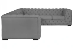 Home affaire Chesterfield-Sofa »KALINA L-Form« hochwertig Chesterfield-Ausführung
