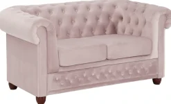 Home affaire Chesterfield-Sofa »New Castle« mit hochwertiger Knopfheftung in Chesterfield-Design, B/T/H: 148/86/72