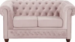 Home affaire Chesterfield-Sofa »New Castle« mit hochwertiger Knopfheftung in Chesterfield-Design, B/T/H: 148/86/72