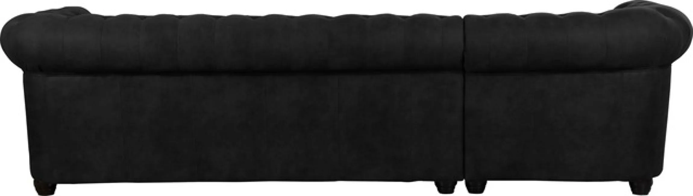 Home affaire Chesterfield-Sofa »Rysum L-Form« Chesterfield-Optik mit Ottomanen-Abschluß