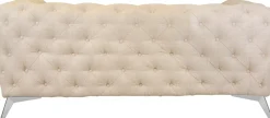 Home affaire Chesterfield-Sofa »Glynis« aufwändige Knopfheftung, moderne Chesterfield Optik, Fußfarbe wählbar