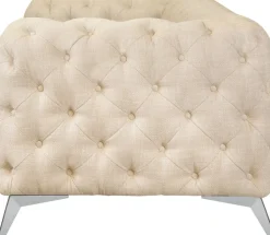 Home affaire Chesterfield-Sofa »Glynis« aufwändige Knopfheftung, moderne Chesterfield Optik, Fußfarbe wählbar
