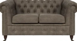 Home affaire Chesterfield-Sofa »Aarburg« aufwändige Knopfheftung und Ziernägel im Chesterfield-Design