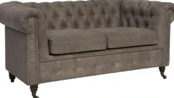 Home affaire Chesterfield-Sofa »Aarburg« aufwändige Knopfheftung und Ziernägel im Chesterfield-Design