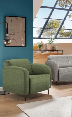 Home affaire Cocktailsessel »Marone Loungesessel, bequem, Breite 85cm, bodenfrei« auch als 2-Sitzer und 3-Sitzer erhältlich