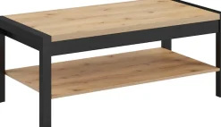 Home affaire Couchtisch »Aktiv« (B/T/H): 120/60/48 cm, Mit einem Ablageboden