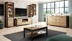 Home affaire Couchtisch »Aktiv« (B/T/H): 120/60/48 cm, Mit einem Ablageboden