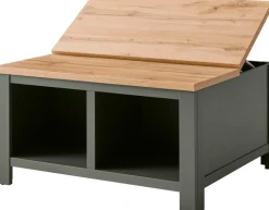 Home affaire Couchtisch »Cambridge, Beistelltisch, Wohnzimmertisch, Sofatisch, Tisch« Landhausstil, mit offenen Fächern und Stauraumfach, 93 cm breit