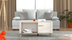 Home affaire Couchtisch »Darwen Wohnzimmertisch, Sofatisch, Beistelltisch, Kaffeetisch« 3D-folienummantelte MDF-Front, ABS 1 mm, Stauraum
