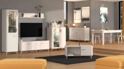 Home affaire Couchtisch »Darwen Wohnzimmertisch, Sofatisch, Beistelltisch, Kaffeetisch« 3D-folienummantelte MDF-Front, ABS 1 mm, Stauraum