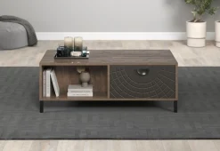 Home affaire Couchtisch »Fusion« 1 Stk. tlg. Couchtisch mit 2 Schubladen & 2 offenen Fächern - (B/T/H) 110/60/37 cm