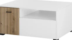 Home affaire Couchtisch »Hudson« in moderner Trendfarbe, Griffe aus Metall (Schwarz), Breite 90 cm