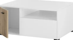 Home affaire Couchtisch »Hudson« in moderner Trendfarbe, Griffe aus Metall (Schwarz), Breite 90 cm