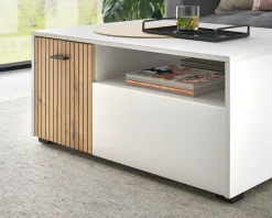 Home affaire Couchtisch »Hudson« in moderner Trendfarbe, Griffe aus Metall (Schwarz), Breite 90 cm