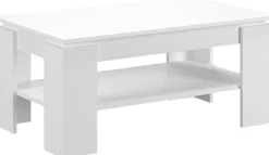 Home affaire Couchtisch »Kalmar, rechteckig, 100 x 60 cm, 1 Ablageboden« Sofatisch, Beistelltisch, Kaffetisch, Wohnzimmertisch, coffee table
