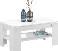 Home affaire Couchtisch »Kalmar, rechteckig, 100 x 60 cm, 1 Ablageboden« Sofatisch, Beistelltisch, Kaffetisch, Wohnzimmertisch, coffee table