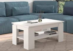 Home affaire Couchtisch »Kalmar, rechteckig, 100 x 60 cm, 1 Ablageboden« Sofatisch, Beistelltisch, Kaffetisch, Wohnzimmertisch, coffee table
