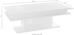 Home affaire Couchtisch »LITTLE BIG- Kaffeetisch, Sofatisch, Wohnzimmertisch, Breite ca. 100 cm« Breite ca. 100 cm