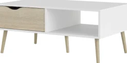 Home affaire Couchtisch »Oslo, Beistelltisch, Sofatisch, Coffeetable, Wohnzimmertisch« mit 2 Ebenen, 1 Schublade, 1 offenes Fach, Breite 99 cm