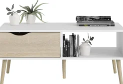 Home affaire Couchtisch »Oslo, Beistelltisch, Sofatisch, Coffeetable, Wohnzimmertisch« mit 2 Ebenen, 1 Schublade, 1 offenes Fach, Breite 99 cm
