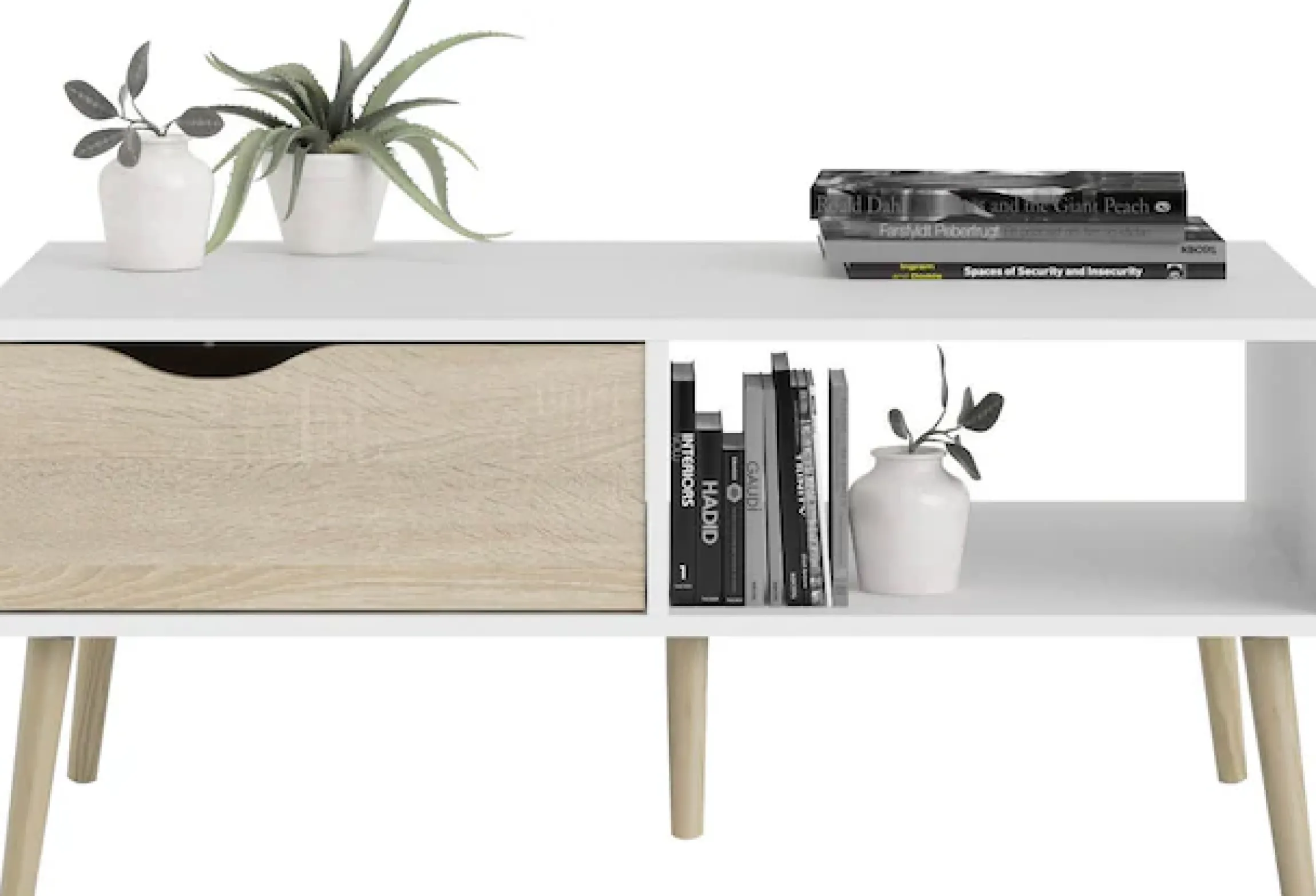 Home affaire Couchtisch »Oslo, Beistelltisch, Sofatisch, Coffeetable, Wohnzimmertisch« mit 2 Ebenen, 1 Schublade, 1 offenes Fach, Breite 99 cm