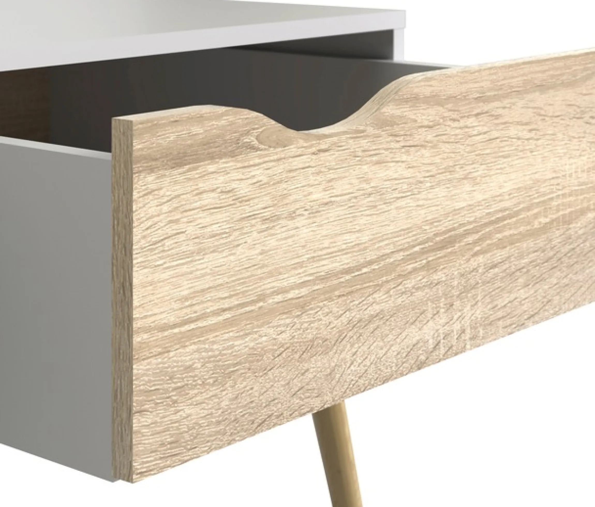 Home affaire Couchtisch »Oslo, Beistelltisch, Sofatisch, Coffeetable, Wohnzimmertisch« mit 2 Ebenen, 1 Schublade, 1 offenes Fach, Breite 99 cm