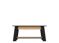 Home affaire Couchtisch »Piave Kaffeetisch, 101 cm, in trendigen Farben, modern« mit Ablage, rechteckig, Artisan Eiche, ideal für kleine Räume