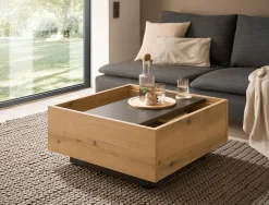 Home affaire Couchtisch »Soleto, Beistelltisch, Wohnzimmertisch, Sofatisch, Tisch« vielseitig einsetzbar, ausreichend Stauraum, variable Tischplatte