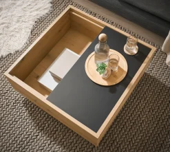 Home affaire Couchtisch »Soleto, Beistelltisch, Wohnzimmertisch, Sofatisch, Tisch« vielseitig einsetzbar, ausreichend Stauraum, variable Tischplatte