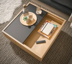 Home affaire Couchtisch »Soleto, Beistelltisch, Wohnzimmertisch, Sofatisch, Tisch« vielseitig einsetzbar, ausreichend Stauraum, variable Tischplatte