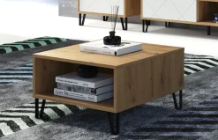 Home affaire Couchtisch »Tarragona« Couchtisch mit 2 offenen Fächern - (B/T/H) 60/60/37 cm