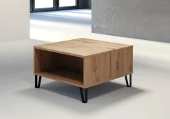 Home affaire Couchtisch »Tarragona« Couchtisch mit 2 offenen Fächern - (B/T/H) 60/60/37 cm