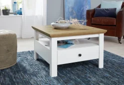 Home affaire Couchtisch »Ulm« Couchtisch mit Schublade & offenem Fach - (B/T/H) 70/70/46 cm