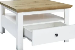 Home affaire Couchtisch »Ulm« Couchtisch mit Schublade & offenem Fach - (B/T/H) 70/70/46 cm
