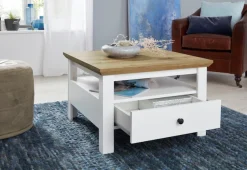 Home affaire Couchtisch »Ulm« Couchtisch mit Schublade & offenem Fach - (B/T/H) 70/70/46 cm