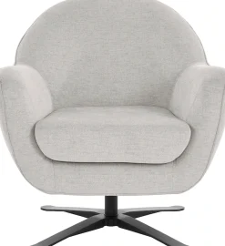 Home affaire Drehsessel »Stavre, Loungesessel mit Drehfunktion« in moderner Optik, mit elegantem Drehfuß