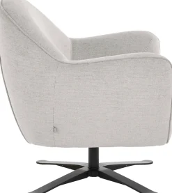 Home affaire Drehsessel »Stavre, Loungesessel mit Drehfunktion« in moderner Optik, mit elegantem Drehfuß