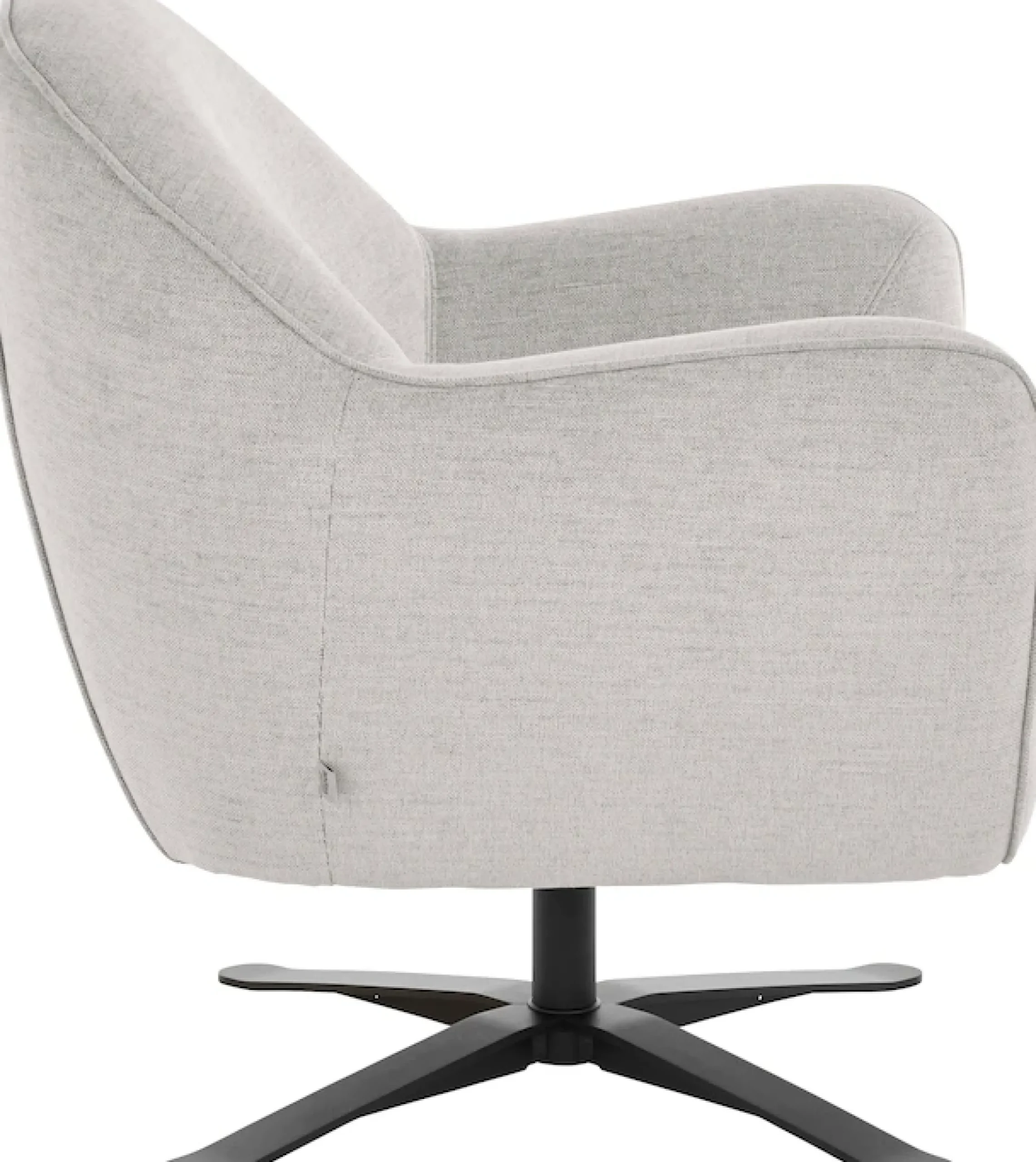 Home affaire Drehsessel »Stavre, Loungesessel mit Drehfunktion« in moderner Optik, mit elegantem Drehfuß