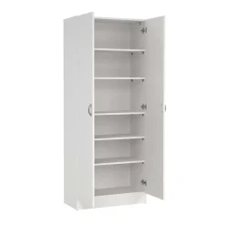 Home affaire Drehtürenschrank »Focus, Kleiderschrank, Stauraum« mit 2 Türen und 5 Einlegeböden, Breite 69 cm, Höhe 170 cm