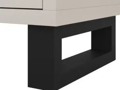 Home affaire Drehtürenschrank »Bronne,Breite 191 cm, Kleiderschrank inclusive Innenausstattung« Kleiderschrank, 2 Schubkästen, Metallgriffe, Garderobe