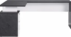 Home affaire Eckschreibtisch »New Selina« Schreibtisch, Schubkästen, mit oder ohne Monitoraufsatz, B 180/160 cm