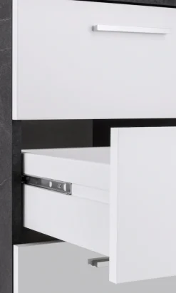 Home affaire Eckschreibtisch »New Selina« Schreibtisch, Schubkästen, mit oder ohne Monitoraufsatz, B 180/160 cm