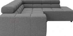 Home affaire Ecksofa »Ancona, Ecksofa,incl. Kopfteilverstellung, Breite 249 cm, L-Form« wahlweise elektrische Sitztiefenverstellung