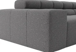 Home affaire Ecksofa »Ancona, Ecksofa,incl. Kopfteilverstellung, Breite 249 cm, L-Form« wahlweise elektrische Sitztiefenverstellung